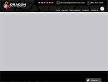 Tablet Screenshot of dragonusedequipment.com